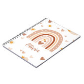 Arc en ciel Bohème personnalisé ノートブック (左側)