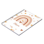 Arc-en-ciel Pastel personnalisé  ノートブック (左側)