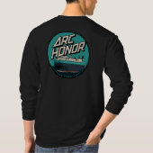 ARC Honor スケートボード 長袖Tシャツ Tシャツ (裏面)
