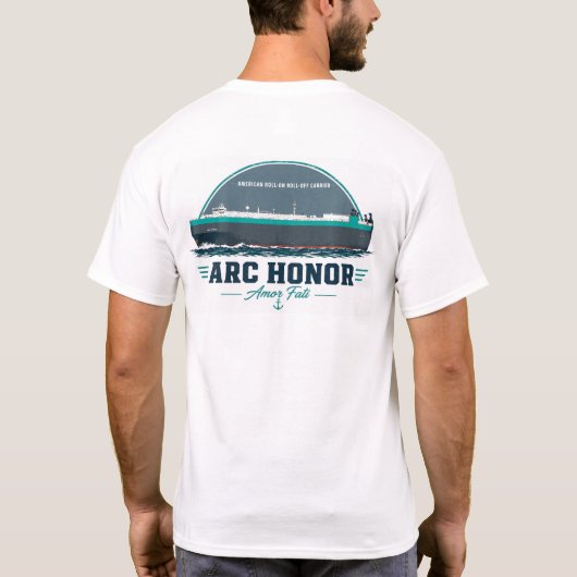 ARC Honor "Amor Fati" Tシャツ (裏面)