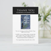 ARC Thank you Insert Card Author Review Request QR エンクロージャーカード (スタンド正面)