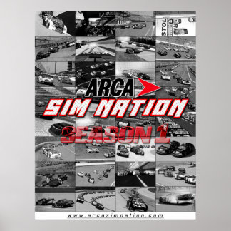 Arca Sim Nation Season 1コラージュのポスター ポスター