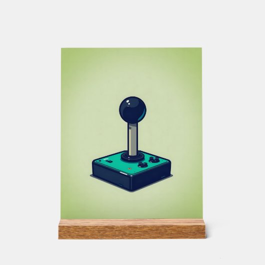 Arcade Aura: The Joystick Legacy アクリルサイン (正面)