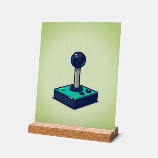 Arcade Aura: The Joystick Legacy アクリルサイン (傾斜)