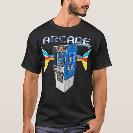 Arcade cabinet machine 1970 1980 1990 Video Game C Tシャツ (正面)