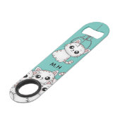 Arcade Claw Cute Cat Grabber Personalised スピード栓抜き (正面アングル)