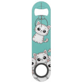Arcade Claw Cute Cat Grabber Personalised スピード栓抜き (裏面)