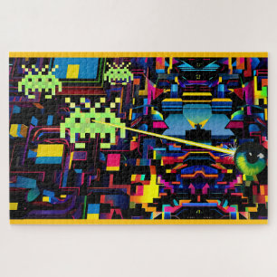 Arcade Death Machine on Patrol - Ken Gage Art ジグソーパズル