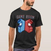 Arcade Gaming Retro Controller Game Over Play Cons Tシャツ (正面)