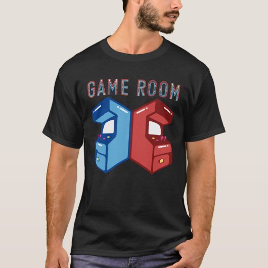 Arcade Gaming Retro Controller Game Over Play Cons Tシャツ (正面)
