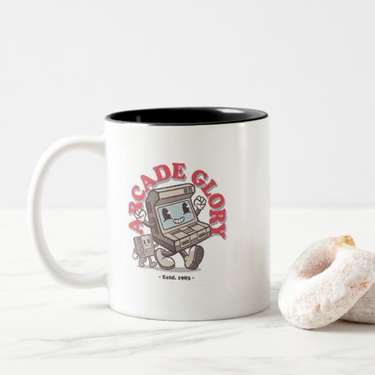 Arcade Glory Mug ツートーンマグカップ (ドーナツ)