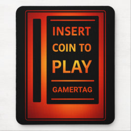 Arcade “Insert Coin to Play” Custom Mouse Pad マウスパッド