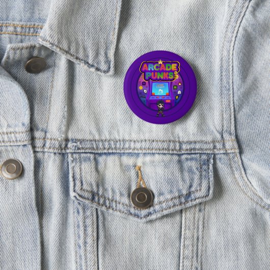 Arcade Logo Button 2.0 缶バッジ (インサイチュ)