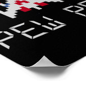 Arcade Retro Video Game Ship 1  ポスター (角)