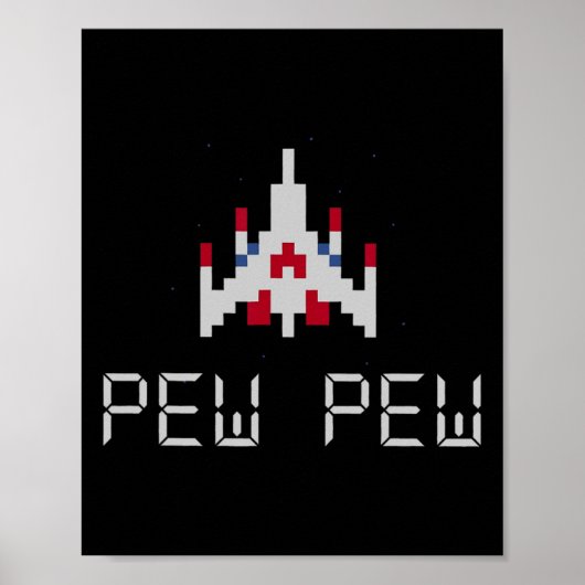 Arcade Retro Video Game Ship 1  ポスター (正面)