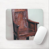 arcaded背部のおよび囲まれた側面が付いている肘掛け椅子 マウスパッド (マウス)