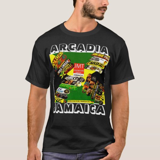 ARCADIA JAMAICA Basic Dark T-Shirt Tシャツ (正面)