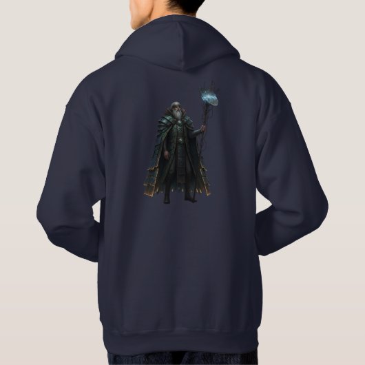 Arcane Elder Wizard Dark Academia Back Hoodie パーカ (裏面)