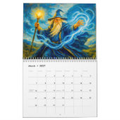 Arcane Realms – A Year of Magic and Mystery カレンダー (3月 2027)