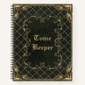 Arcane Tome Inspired Image PRINTED Laminated ノートブック (正面)