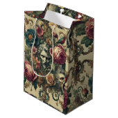 Arcene Atelier Signature - Gothicフローラ ミディアムペーパーバッグ (裏面アングル)