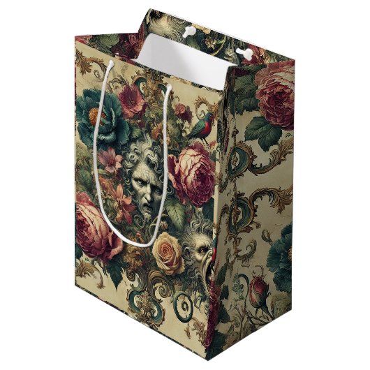 Arcene Atelier Signature - Gothicフローラ ミディアムペーパーバッグ (正面アングル)