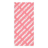 Archとsunraysピンクのgroovyの結婚メニューカード ラックカード (裏面)