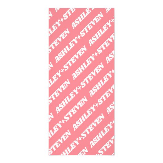 Archとsunraysピンクのgroovyの結婚メニューカード ラックカード (裏面)