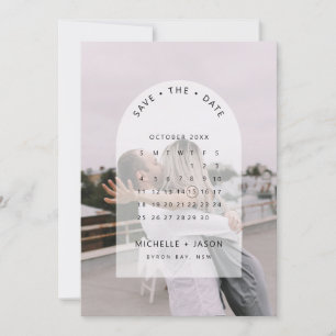 Archカレンダー写真Save the Date招待状 招待状