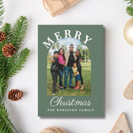 Archスクリプモダント写真クリスマス シーズンカード