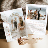 Archフォトサンキューカード |の結婚サンキューカード 招待状