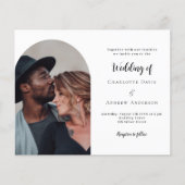 Archフォトモダン結婚式招待状 チラシ (正面)