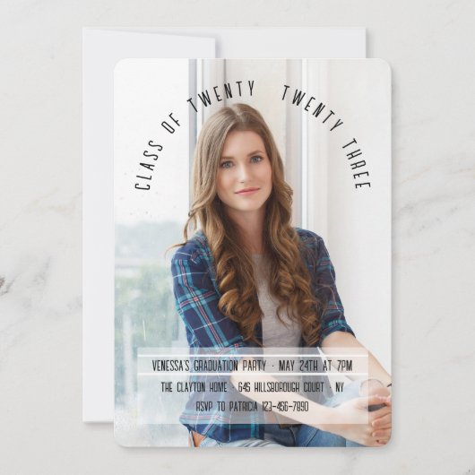 Archフォト招待状 招待状 (正面)