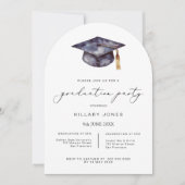 ARCHミニマモダンリストの卒業書 招待状 (正面)