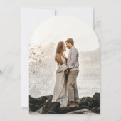 ARCHミニマモダンリスト書日付を保存 招待状 (裏面)