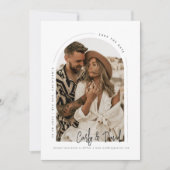 Archミニマル Save the Date招待状 招待状 (正面)