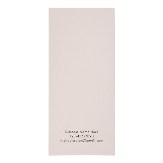 Archモダンカスタムビジネス価格表 ラックカード (裏面)