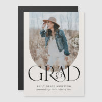 ArchモダンシンプルBoho 3枚Photo Graduation Mag