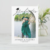 Archモダン卒業生ダブル卒業パーティー 招待状 (スタンド正面)