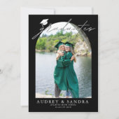 Archモダン卒業生ダブル卒業パーティー 招待状 (正面)