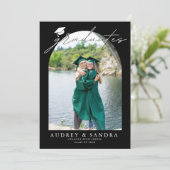 Archモダン卒業生ダブル卒業パーティー 招待状 (スタンド正面)