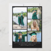 Archモダン卒業生ダブル卒業パーティー 招待状 (裏面)