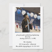 Arch写真を使用した卒業パーティー招待状 案内状 (裏面)