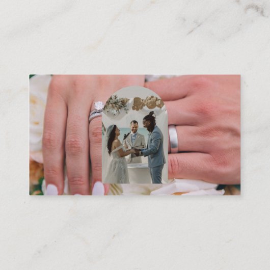 Arch書道スクリプト写真 名刺