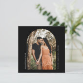 Arch コンテンポラリー Photo Black日付を保存 セーブザデート (スタンド正面)