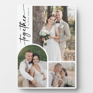 Arch モダン Kwrithusetogetherの結婚写真 フォトプラーク