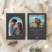 Arch モダン Loveと新しい感謝してい写真 シーズンカード