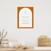 Arch 結婚Welcome Sign Poster ポスター (キッチン)