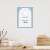 Arch 結婚Welcome Sign Poster ポスター (キッチン)