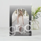 Arch 2-Photo グラデーション Graduation発表 サンキューカード (スタンド正面)